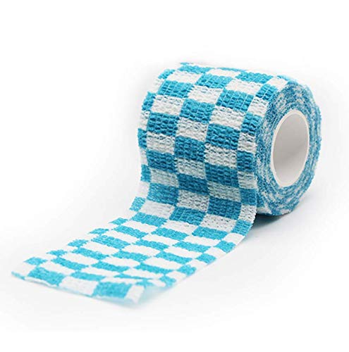 2 Inch x 5 Yards Pet Vet Wrap Self-Adhesive Cohesive Bandages for Dogs and Cats Non-Woven Fabric for Wound Care, Sprains, and Swelling,Pack of 12 Rolls