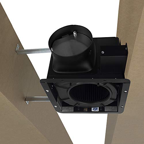 BV Bathroom Exhaust Fan 140CFM - Bathroom Fan 1.0 Sones, 6" Duct Collar, Rooms Up to 140 Sq. Ft.| Energy-Saving Ventilation Fan, Stainless Steel - No Attic Access | Ultra-Quiet HVI 2100,UL Certified - size: 140 CFM – Standard