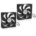 2Pcs Incubator Fan Incubator Exhaust Fan Low Noise High Power Motor | Incubator Uniform Temperature Fan for Poultry Farms Labs Upper Fan - style: Upper Fan*2pcs