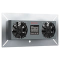 Abestorm Crawlspace Ventilation Fan with Humidistat, 240CFM Air-out | Smart Digital Panel,Temperature Controller, Moisture Reducing, for Crawlspaces Garage Attic Hydroponics Grow Tents, IP55 Rate - color: Silver