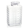 Arrow 2 Quart Jug for Cold Drinks - Clear View Plastic Refrigerator Bottle with Cap & Easy-Pour Spout - Graduated Markings - Ideal for Water, Iced Tea, Juice & Milk - BPA Free - Made in USA - size: 2 Quart (Pack of 1)