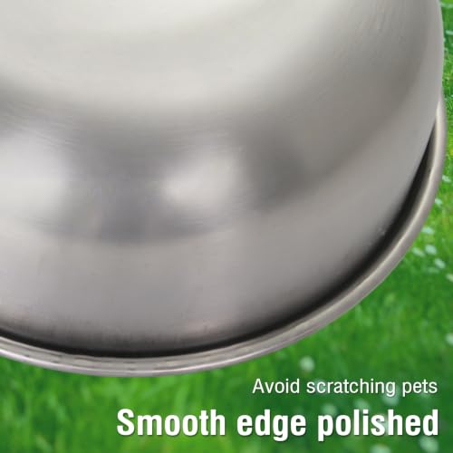 Stainless Steel Automatic Livestock Waterer with Float Valve & Water Hose | Self Filling Automatic Animal Drinking Water Bowl, Wall Mounted for Dogs,Horse,Calf,Chicken,Goat Livestock Animal Drinking
