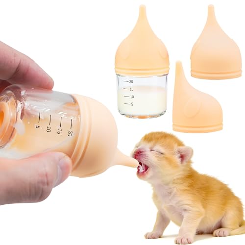 Puppy Bottles for Nursing，Kitten Bottles for Nursing，Pet Feeding Bottle，(Yellow - 20ml) - color: Yellow