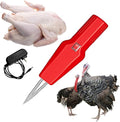 Poultry Plucker Machine - Electric Feather Remover for Chicken, Duck, Goose & Turkey | Vibrant Red