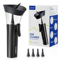 Ear Wax Cleaner - One-Hand Ear Wax Removal Kit | Manual Ear Irrigation Flushing System, Safe, Comfortable & Easy to Use Earwax Removal Kit - style: Black