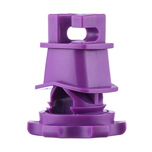 25-Pack Screw-Tight Electric Fence Round Post Insulator, Purple | Wire Holding ·Two-Piece Design · Fits Round Posts · For Wire & Polywire - color: Purple