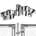 2 Pack 1-3/8" x 1-3/8" Chain Link Fence Gate Hinge, 304 Stainless Steel Heavy Duty Male Female Post Hinges with Bolts and Nuts - color: 1-3/8", size: 1-3/8"