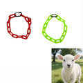 2 Pack Goat Collar Breakaway Chain for Sheep Halter Plastic Chain Breakaway Link Goat Collar Easy to Clean