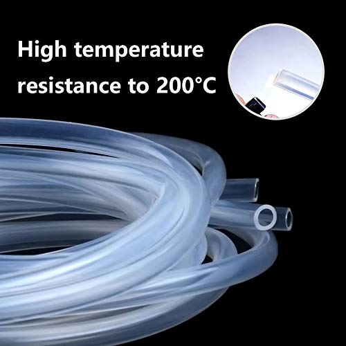 1/16" ID Silicone Tubing, Food Grade 1/16" ID x 1/8" OD 3 Feet Length Pure Silicone Hoses High Temp for Home Brewing Winemaking - size: 1/16"ID x 1/8"OD, style: 3 Feet Length