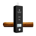 Digital Cigar Humidity Meter Portable Electric Moisture Guage Tester Reader Humidor Hygrometer Needle LCD Display Smoking Tobacco Accessories Gifts - color: Black
