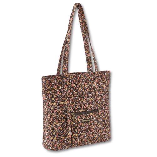 Bella Taylor Large Tote, Quilted Shoulder Bag for Women | Lightweight, 6-pocket large quilted purse, machine washable, zippered top, ultimate organization, durable construction - color: Twilight Garden