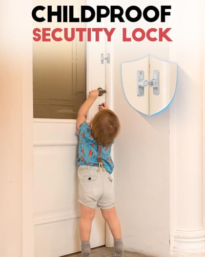 Heavy Duty Gate Latches 90 Degree Right Angle Barn Door Lock, Anti-Theft Sliding Door Lock Latch for Wooden Fence Garden Bathroom Outdoor Garage Window Include Screw (Silver) | Anti-Theft Sliding Door Lock Latch for Wooden Fence, Garden, Bathroom, Outdoor