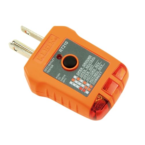 Klein Tools 80025 Outlet Tester Kit with GFCI Tester and Non-Contact Voltage Test Pen, 2-Piece