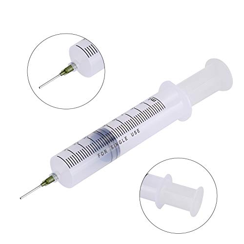 3 Pack 100ml Syringes with 55.1 Inch Tube and Needles 14G 1.5”, Sterile Syringe Individually Packaged for Labs, Liquid Measuring,Oil or Glue Applicator - style: 100ml