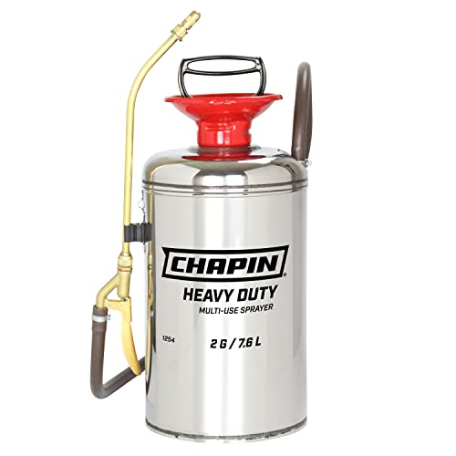 Chapin 1254 2-Gallon Heavy-Duty Stainless Steel Tank Multi-Use Sprayer for Lawn, Home & Garden - style: Upgraded Professional-Use Steel Sprayer