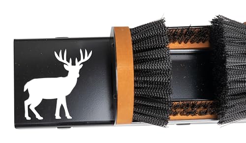 Original Shoe Cleaner Brush with Portable Base, Deer Design | American Made, No Mounting Needed - style: Deer