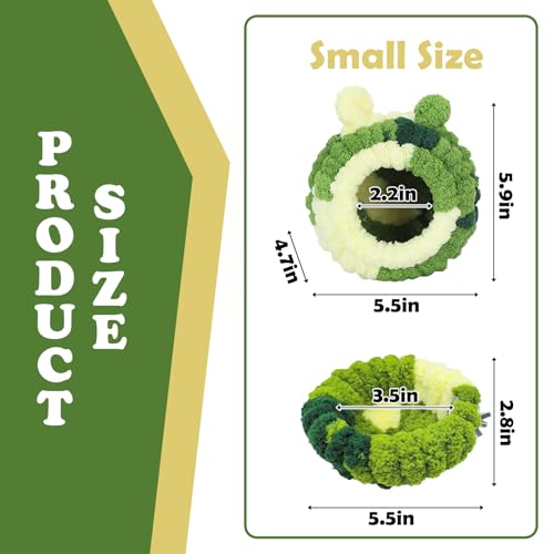 Bird Nest, Warm Bird Nesting House, Bird Breeding House Cockatiel Snuggle Hut for Conure, Cockatiel, Lovebird, Budgie,Canary, Finch, Hamster and Other Small Pets (Green, S, 2 PCS) - size: S