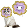 Cat Cone Collar Soft, Cat E Collar Recovery After Surgery to Stop Licking, Adjustable Waterproof Cute Neck Elizabethan Pet Kitten Puppy Donut Pillow for Cats Puppy Wound Healing, Greens - color: Green, size: Small
