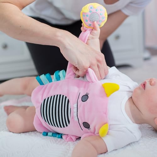 Dr. Brown's Gripebelt Heated Belly Band, Soothe Baby's Tummy with Gentle Warmth and Compression, Monster, 3m+, Pink - color: Pink Monster, size: 3m+ (Pack of 1)