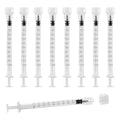 1mL Syringes without Needle, Sterile, Individually Wrapped | Luer Lock Syringe with Cap, Accurate Liquid Measurement for Lab Use and Home Care, 10 Pack - style: 1ML