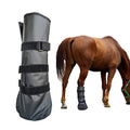 yeezo Hoof Soaking Boot Horse Soaker Hooves Treatment Bag with EVA Pad 1 Pair - color: Black-1 Pack