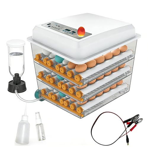 Egg Incubator,Egg Incubator with Automatic Egg Turning and Humidity Control,Poultry Hatcher for Chickens Ducks Birds (180 Eggs) - size: 180 Eggs