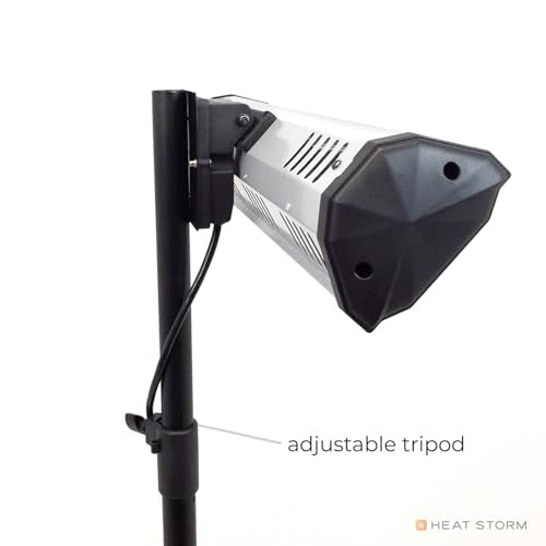 Heat Storm HS-1500-TT Infrared, 7 ft Cord, Tripod + Heater, Black - style: Heater + Tripod