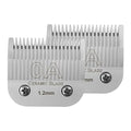 0A Replacement Blade compatible with Oster Classic 76/Andis dog Clipper | Cut Length 3/64"(1.2mm),2 Pack,Compatible with Andis/oster Classic 76/Star-Teq/Power-Teq/A5 Clipper - color: SIZE 0A(2 PACK)