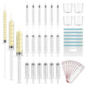 60 Sets 1/3/5Ml Colostrum Collector Kit Include 1/3/5ml*20 No Needle Sterile Syringes with Cap, 4 Measuring Cup, 6 Zip-lock Storage Bags, 60 Labels for Breast Milk Collector - size: 60pcs-1ml/3ml/5ml