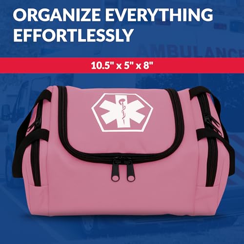 Dixigear Empty First Responder II Bag 10.5" x 5" x 8" - Pink - color: Pink