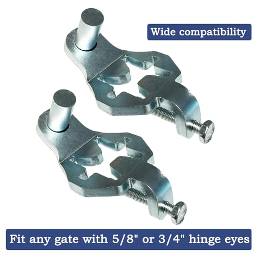 T Post Gate Hinge Pins Heavy Duty T-Post Gate Hinge for Farm Gate Garden and Backyard Gate