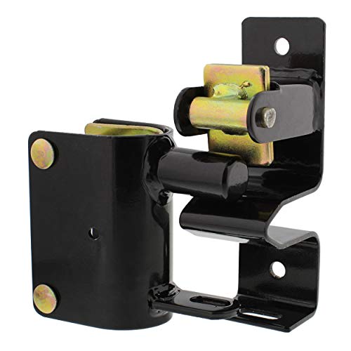 Rural365 Livestock One Way Latch for Cattle Gate - Black Farm Gate Metal Gate Latch 1 Way for Horse Corrals, Ranches