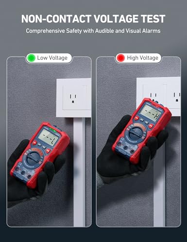 AstroAI Digital Multimeter, TRMS 4000 Counts, Auto-Ranging, Battery Test | 1.5V/9V/12V Battery Testing, Auto & Home Diagnostics, NCV Detection, Capacitance Measurement, CAT III 600V - style: Auto-Ranging