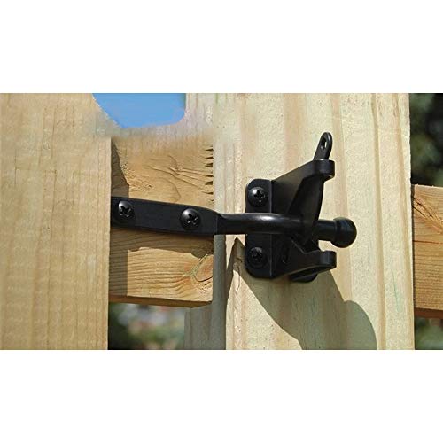 Self Locking Gate Latch for Wooden Fence, Gravity Lever Latch, 1pcs - size: Normal