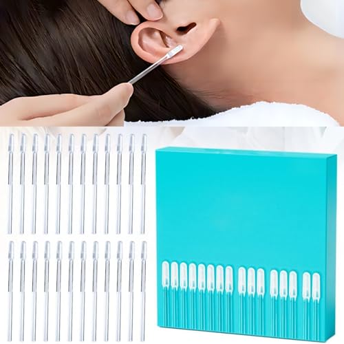 Sticky Ear Cleaning Stick, 2026 New Reusable Ear Wax Removal Tools with Dust Cover Packaging, Earwax Removal Adhesive Swabs for Kids and Adults (Large, 48PCS) - color: Large, size: 48PCS