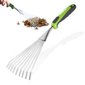 WORKPRO 16" Hand Rake, Garden Rake with Soft Handle | Heavy Duty Stainless Steel Small Garden Hand Tool for Gardening, Cultivating, Loosening Soil & Spreading Mulch, Flower Beds