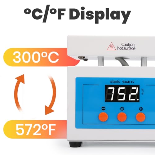 946D IV Mini Soldering Hot Plate 180W 100X50mm with Aluminum Soldering Board Preheater for SMD Hot Air Reflow