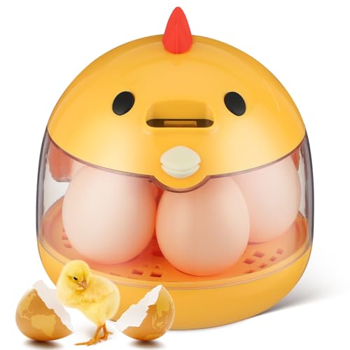 HANABASS Small Egg Incubator with Automatic Temperature and Humidity Control Portable Bird Incubator for Quail Chicken Parrots Ideal for Home and Farm Hatching