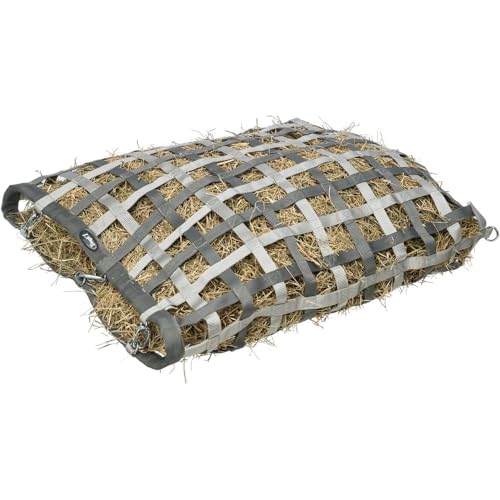 Tough 1 Slow Feed Web Hay Feeder - Light Grey/Dark Grey