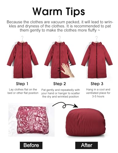 Women Winter Coats Fleece Long Coats Jackets Oversized Warm Down Jacket with Hood - color: Burgundy, size: Large