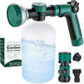 VENETIO 8-Dial Hose-End Sprayer Pro with Quick Connector for Liquid Fertilizer | Lawn and Garden Nozzle Spreader for Uniform Fertilizing, Pet Washing and Outdoor House Cleaning, 34oz Dispenser Bottle - style: Lawn & Garden Feeder Pro (34 oz)