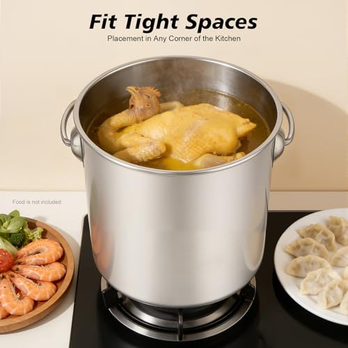 12L Stainless Steel Bucket with Lid & Handle, Silver Milk Pail | Metal Bucket Multipurpose Storage Container for Pet Food Rice Sand Ice - size: 12L
