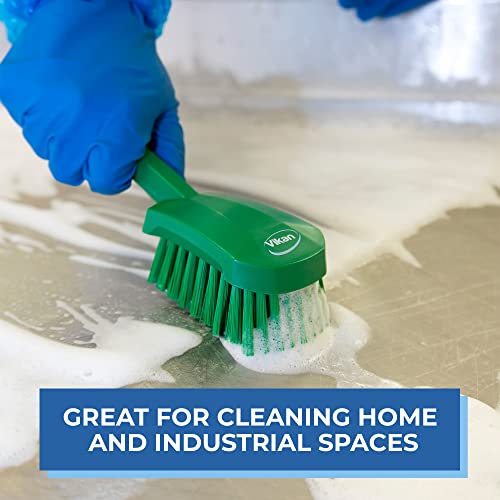 Vikan 41928 Brush,Washing,Stiff,10",PP/PBT,Purple - color: Purple