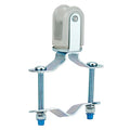Heavy Duty Wire Holder, Porcelain Insulator with Adjustable Bracket, 1-1/4" - 3" (1)