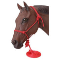 Tough1 Poly Rope Halter with Lead - color: Red