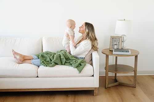 Saranoni Bamboni Baby Blanket | Luxury Plush Super Soft Blanket | Breathable Comfy Blankets for Kids and Teens | Olive - 40" x 60" | Ultra-soft Bamboni blanket with breathable comfort and plush texture for kids, teens, and cozy everyday relaxation. - colo