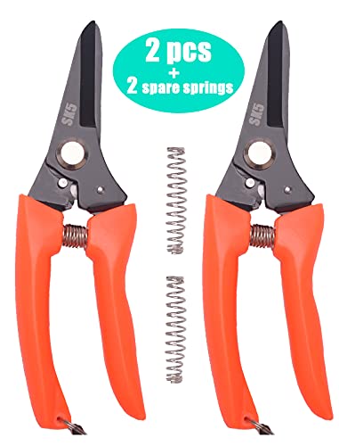 LONG RIVER Hoof Trimming Shears (2 pcs) - Goat Hoof Trimmer Foot Rot Trimmer for Goats Sheep Pig, Floral Trimming Shears for Garden
