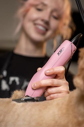 Wahl Pro Animal Thick-Curly Coat Clipper, Lightweight & Quiet, Pink | Corded Clipper for Thick and Curly Coats, Quiet 2-Speed Power, Lightweight and Ergonomic Design, Perfect for Cats and Dogs