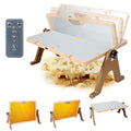 ZEMIRO CHARGE 180W Radiant Chicken Coop Heater Energy-Efficient Winter Heating, Safer Alternative to Brooder Lamps,Heater with 2 Heating Plates for Chick Kitten Puppy Pets Animals (Brown) - color: Brown