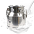12L 3.16 Gallon Milk Can Stainless Steel Milk Bucket Wine Pail Bucket Versatile Milk Can Wine Bucket Liquid Storage Milk Transport Can Tote Jug with Sealed Lid Heavy Duty and Carry Handle - size: 12L 3.16 Gallon
